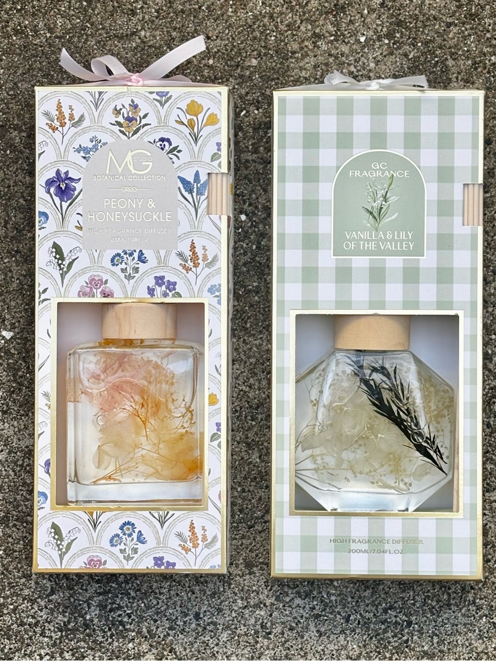 MG Studio - High Fragrance Reed Diffuser - 7.04 fl oz - Set of 2 - NEW